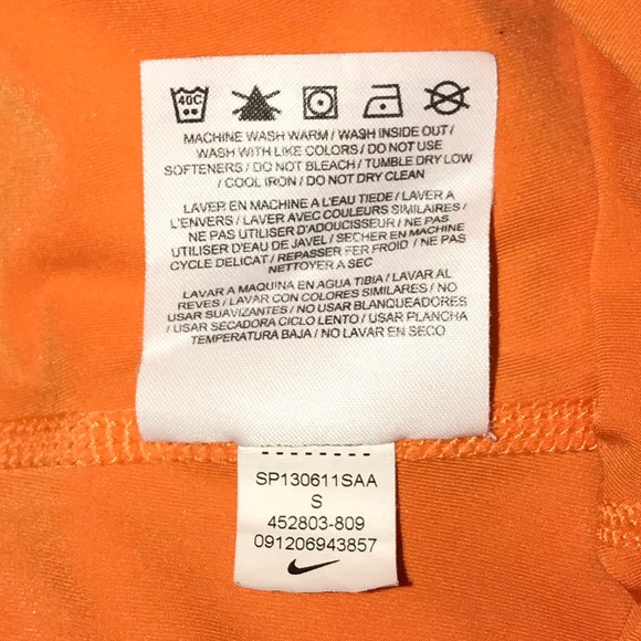 Nike Golf Tour Performance Skort, Sz Small, Orange - Picture 9 of 13